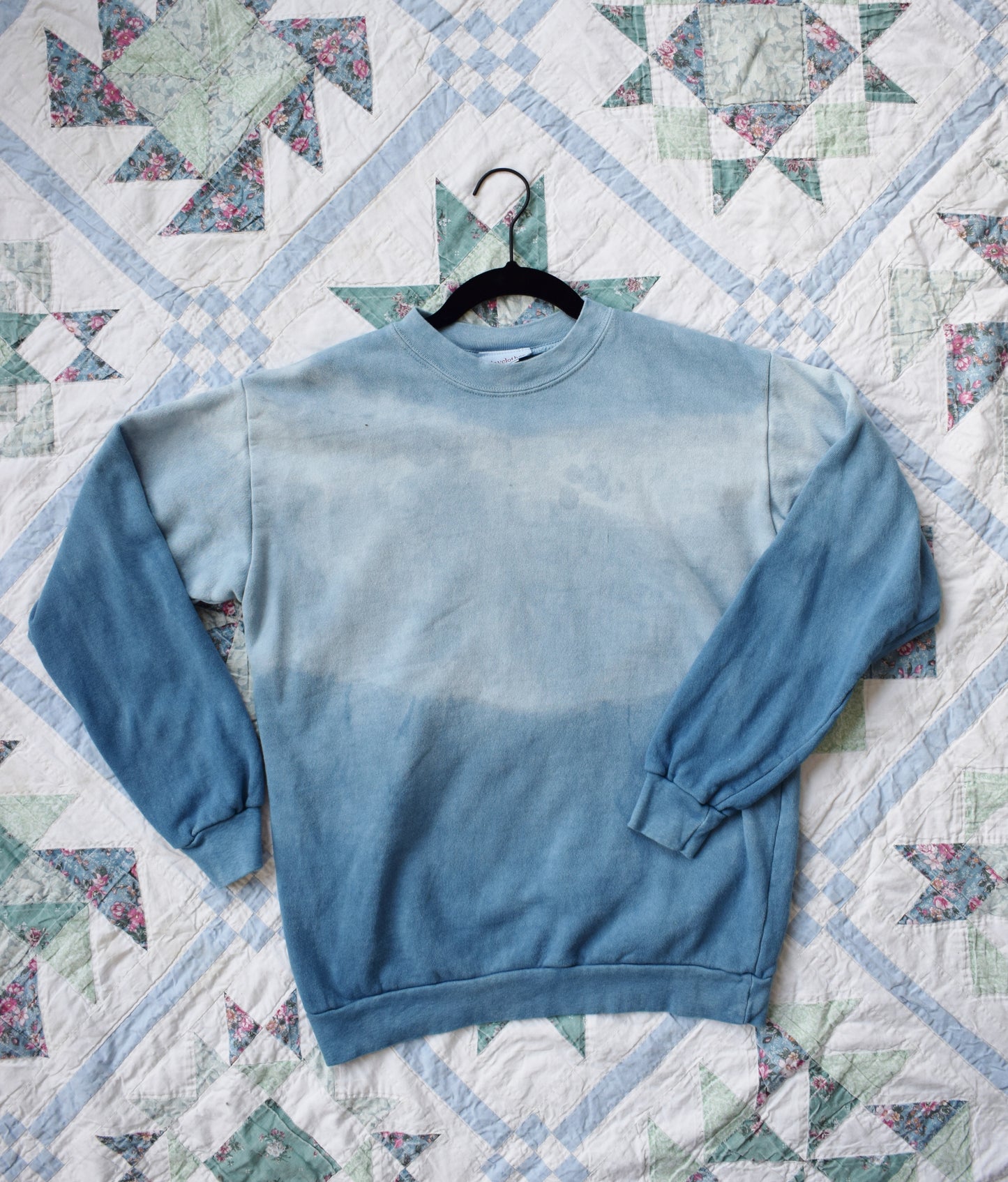 Indigo Dyed Sweatshirt, Tides Series 5