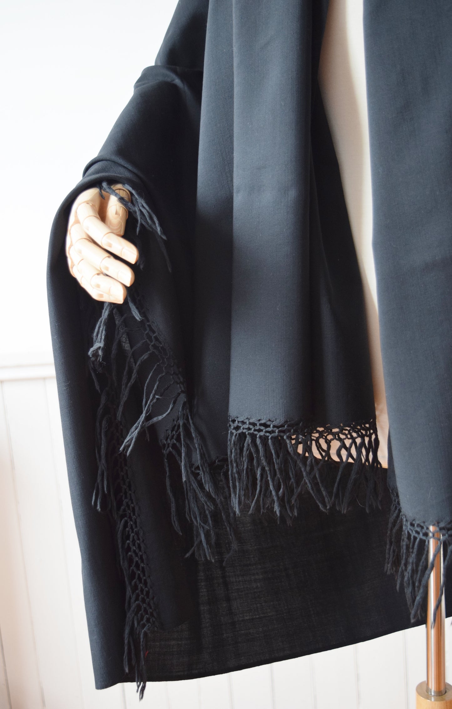 Antique Victorian Wool Shawl | OS