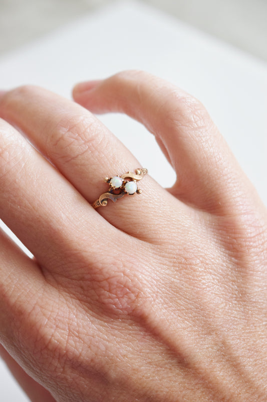 Victorian 10k Gold and Opal Ring by Allsopp Bros.