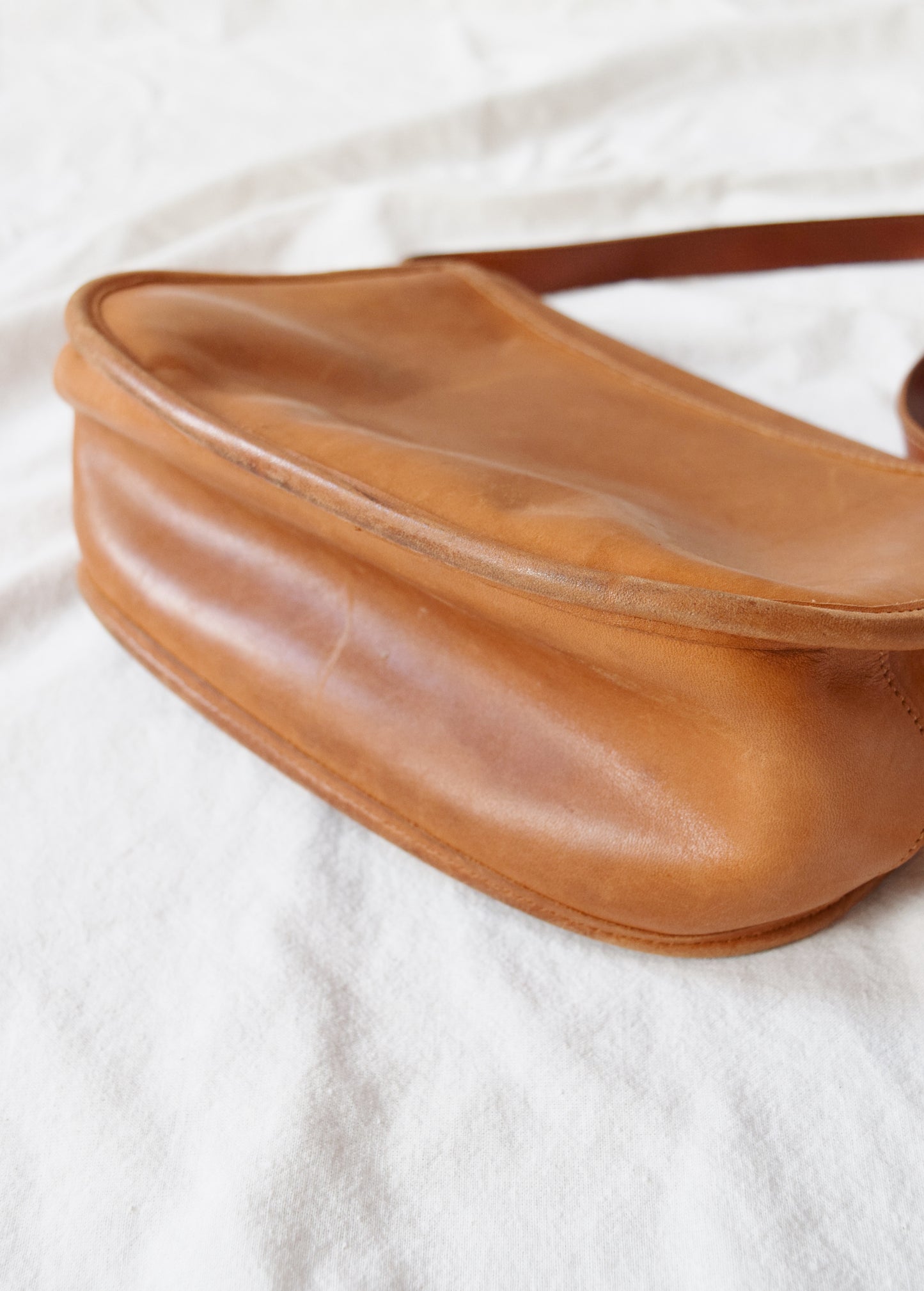 Vintage Leather Crossbody Bag | by Rockport / Made in USA