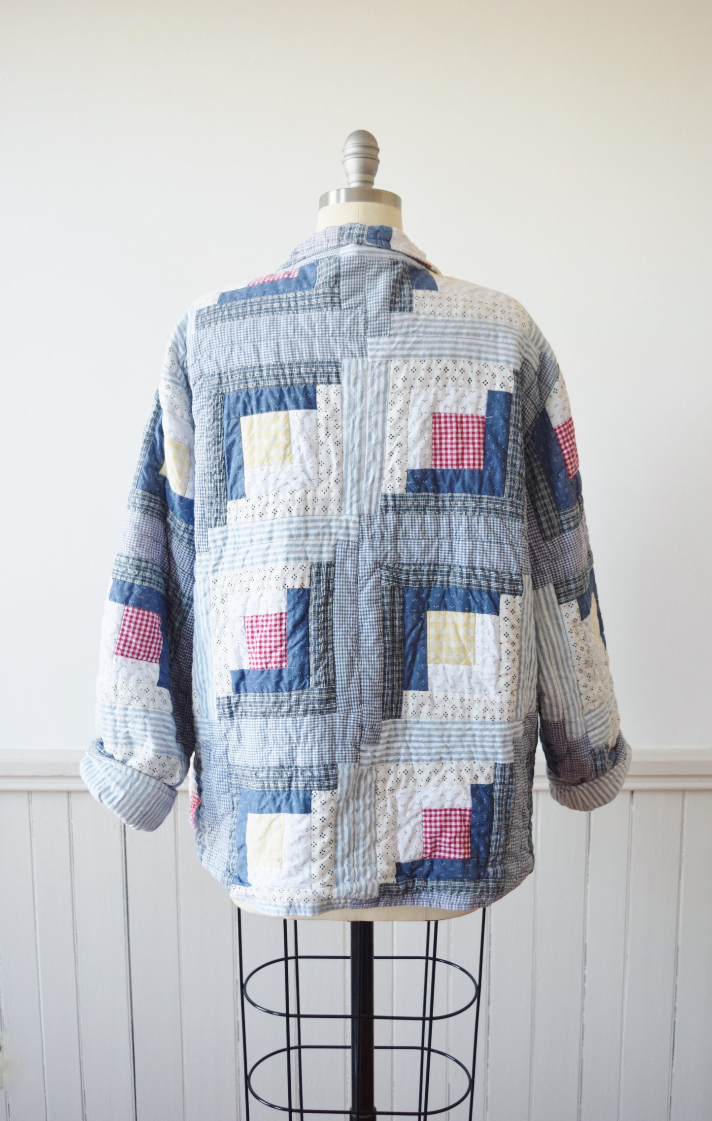 Vintage Patchwork Quilt Jacket | L