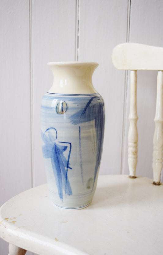 Vintage Artist Signed Ceramic Vase | 2002