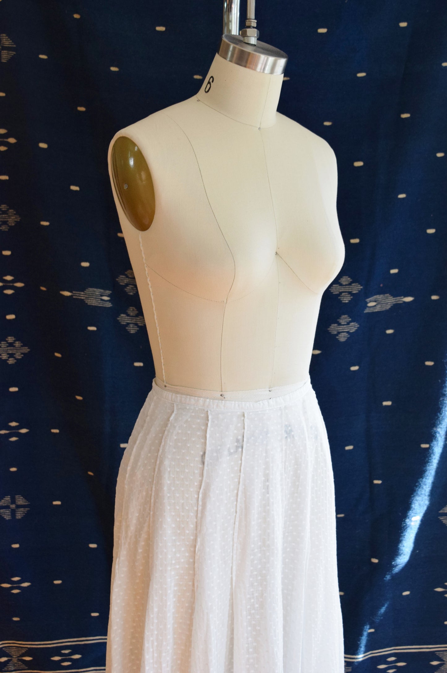 Antique Swiss Dot Skirt | Petticoat