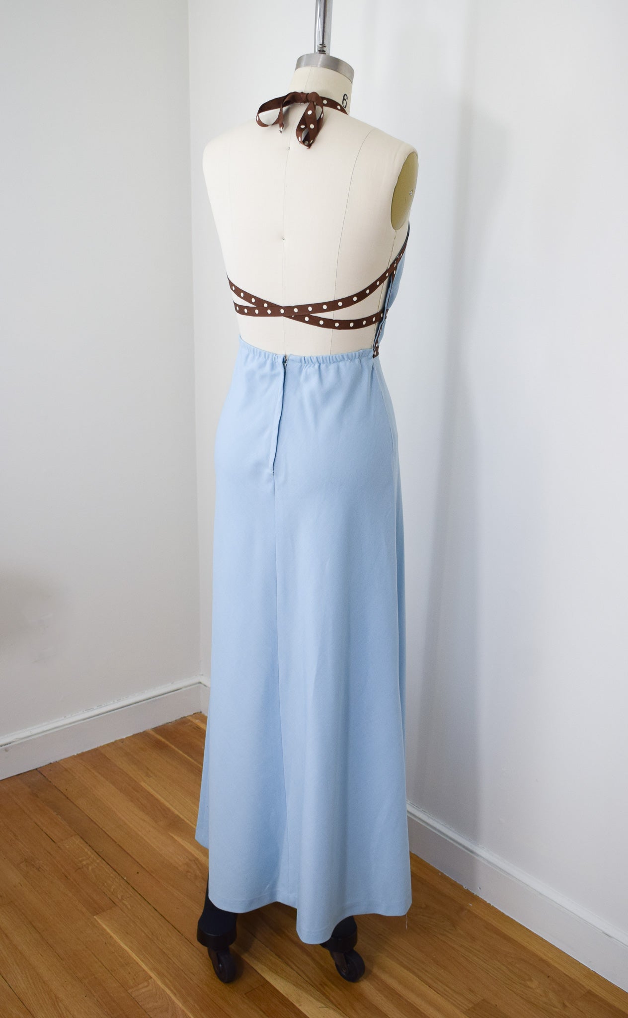 Vintage Backless Maxi Dress by NR1 | S