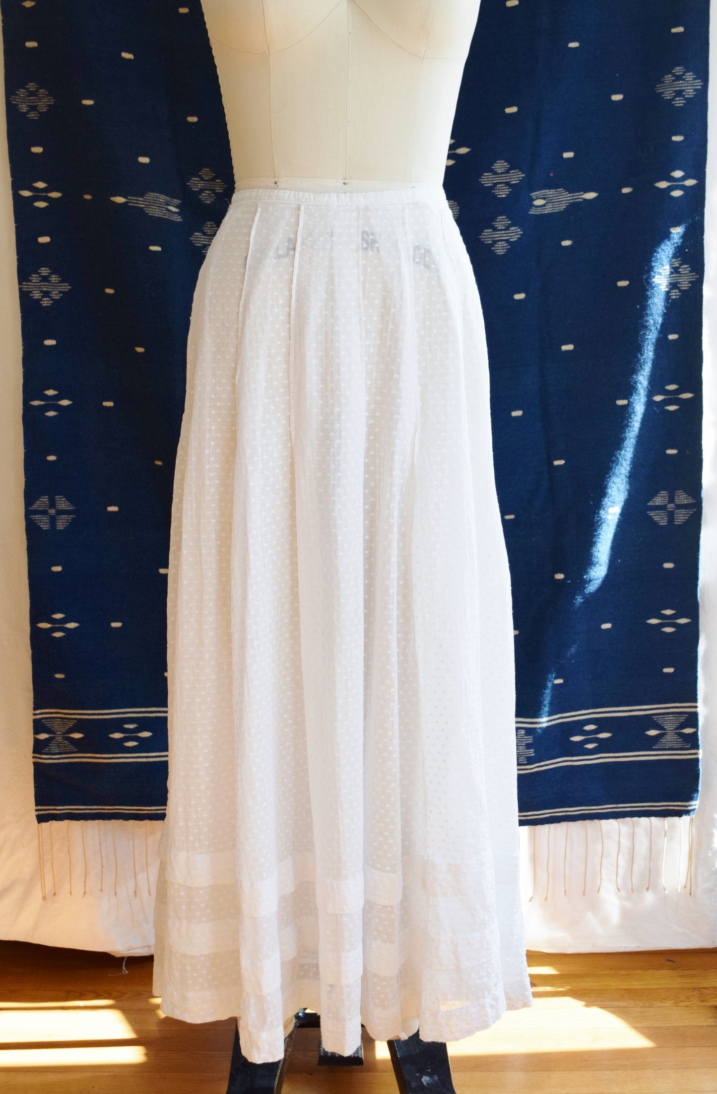 Antique Swiss Dot Skirt | Petticoat