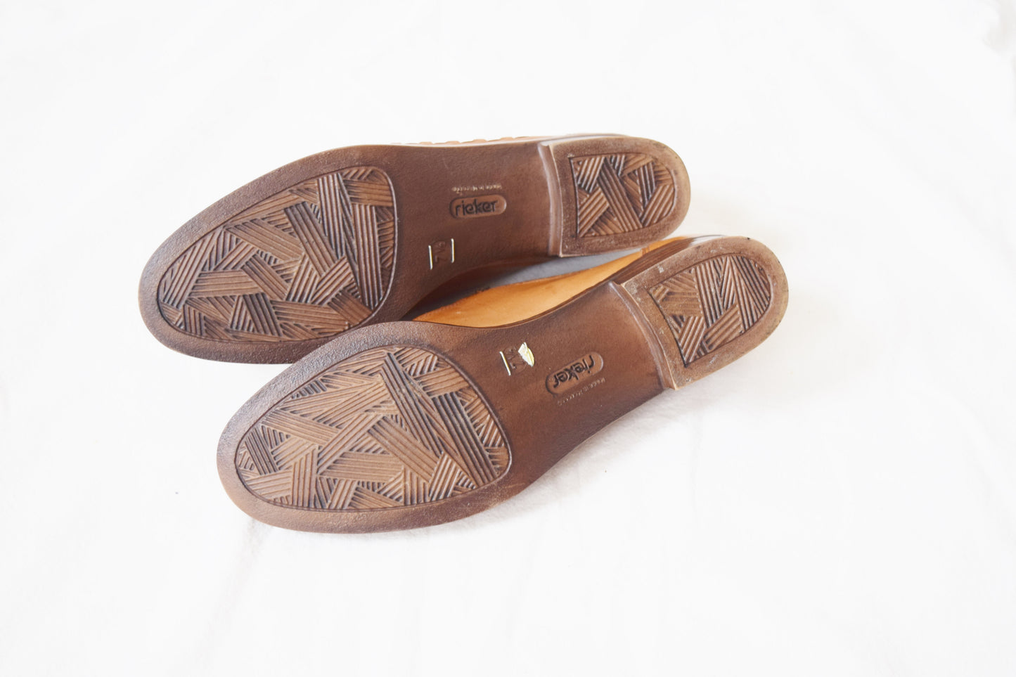 1970s Woven Leather Slip On Mules | US 9