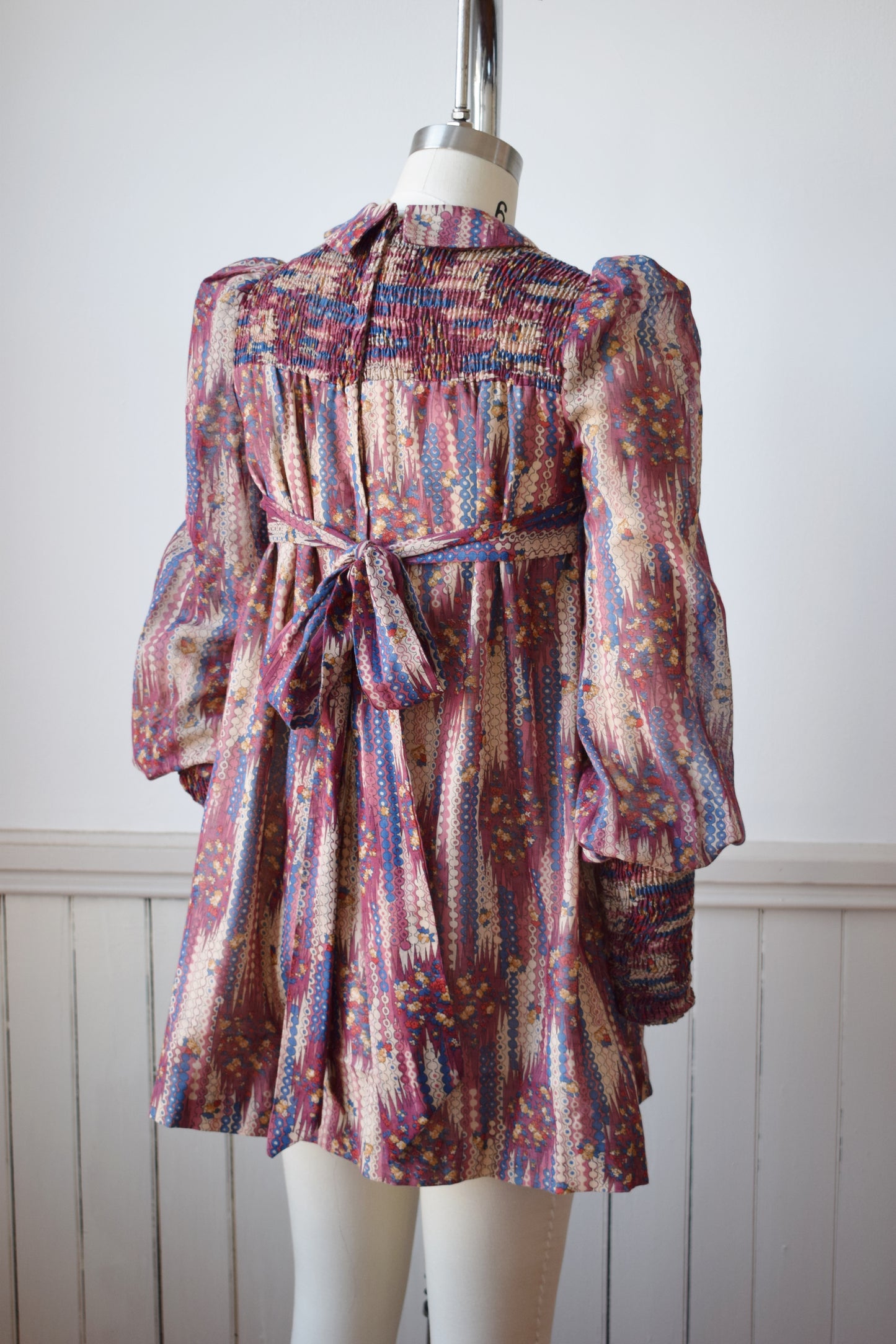 1970s Bishop Sleeve Tunic/Dress | XS