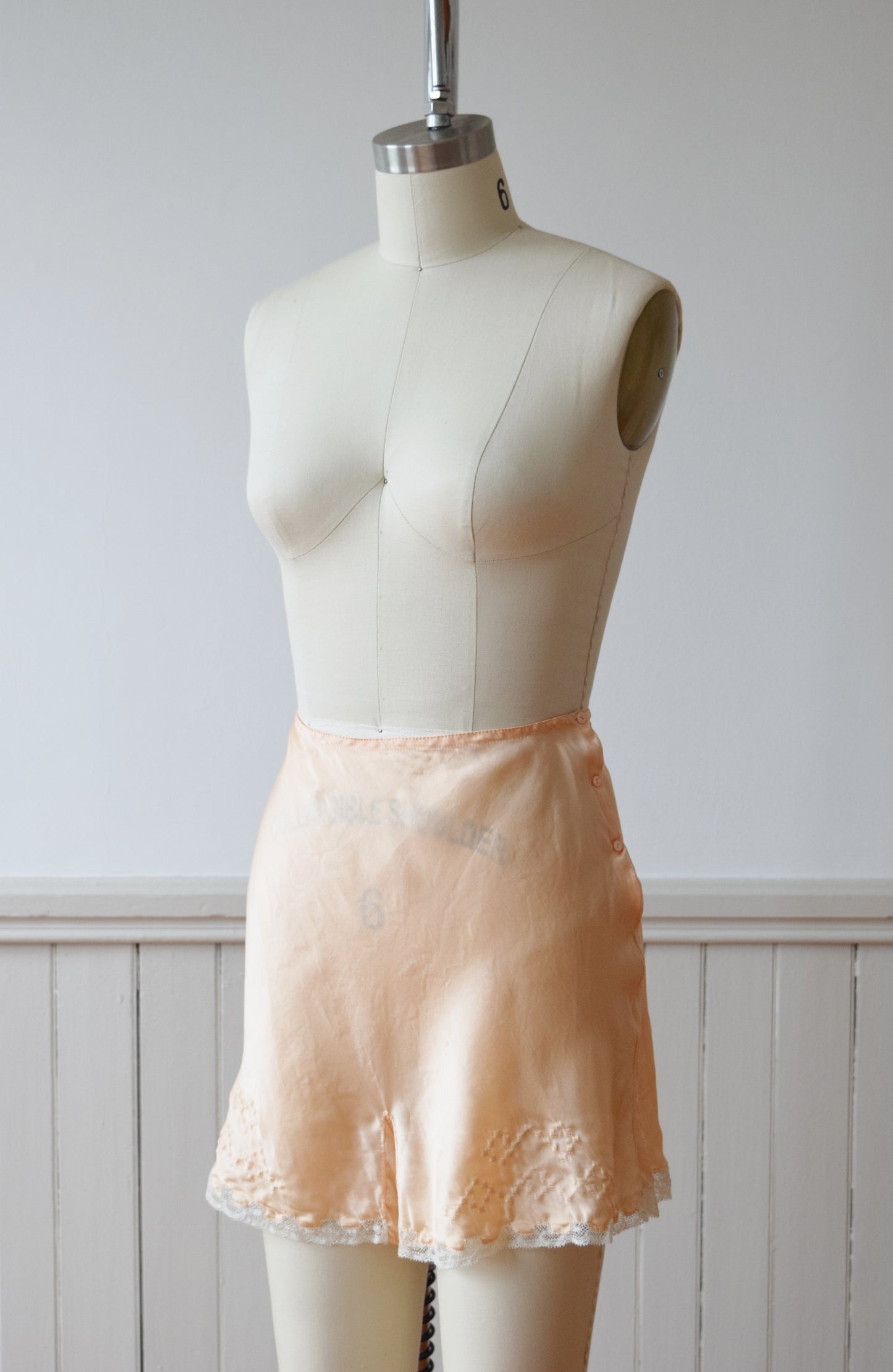 1930s Pink Silk Tap Pants