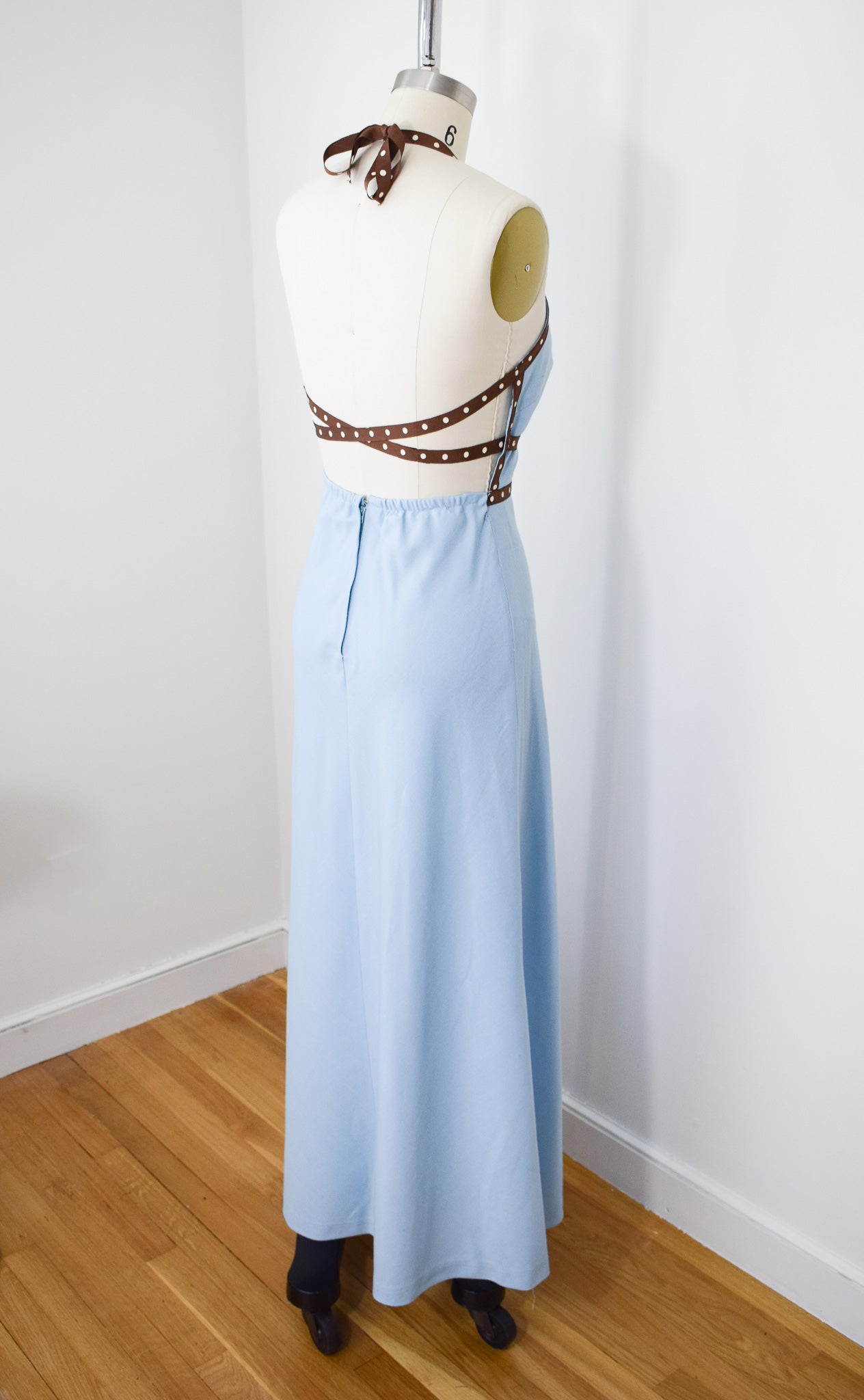 Vintage Backless Maxi Dress by NR1 | S