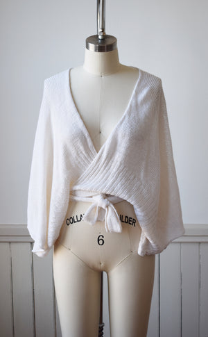 Knit Wrap Top by United Colors of Benetton | OS