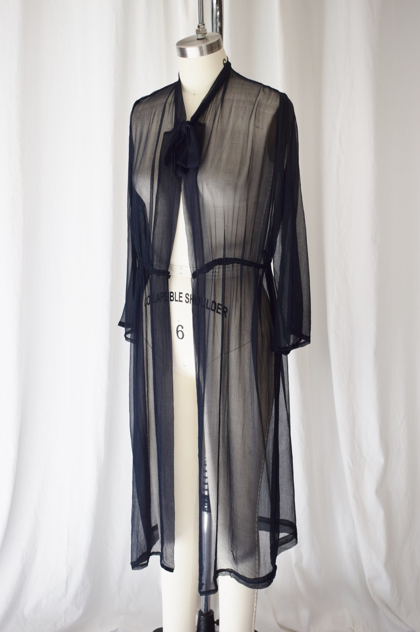 1930s Sheer Silk Jacket | M