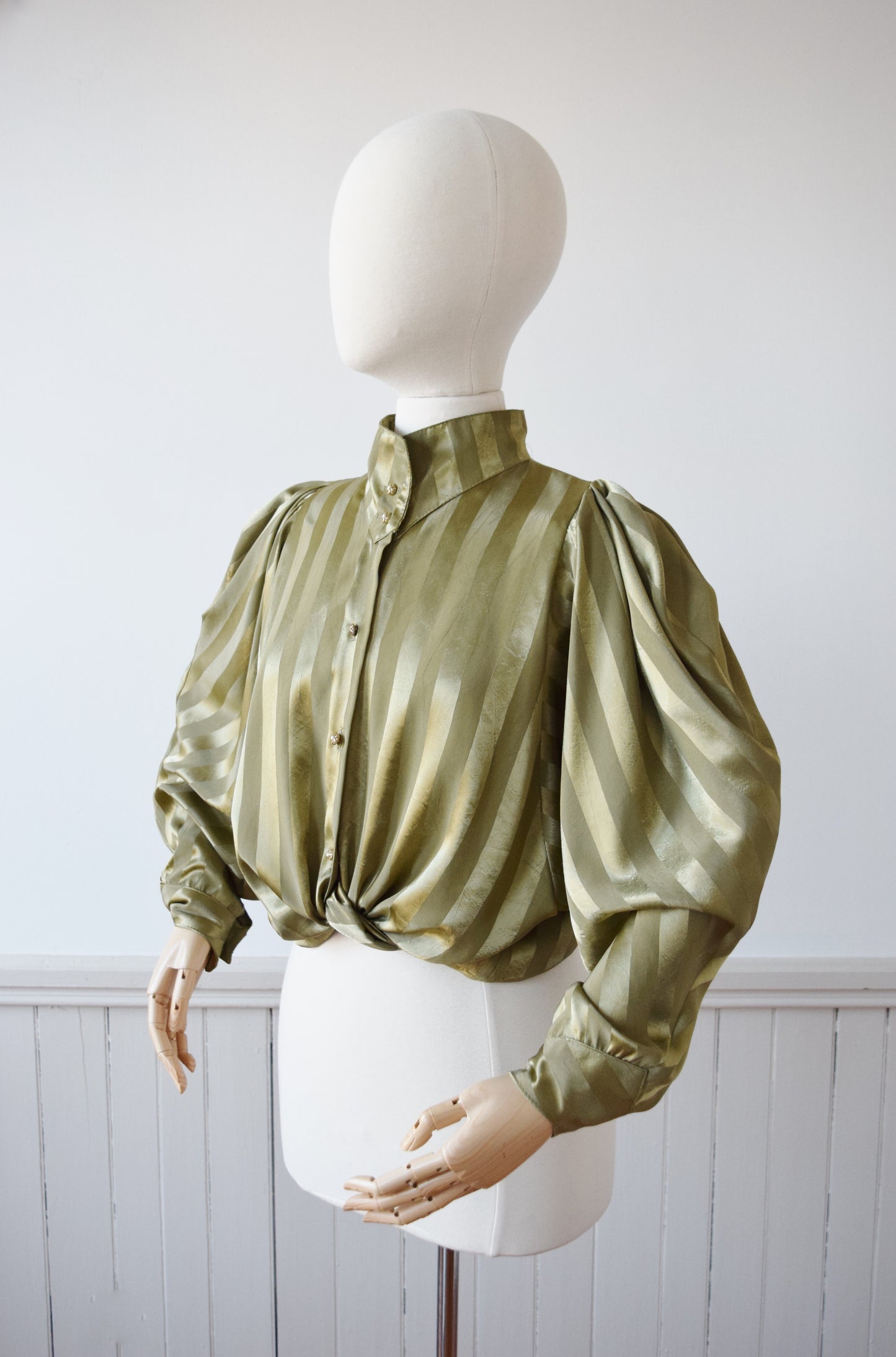 Mega Watt Gold Batwing Sleeve Blouse | M-L