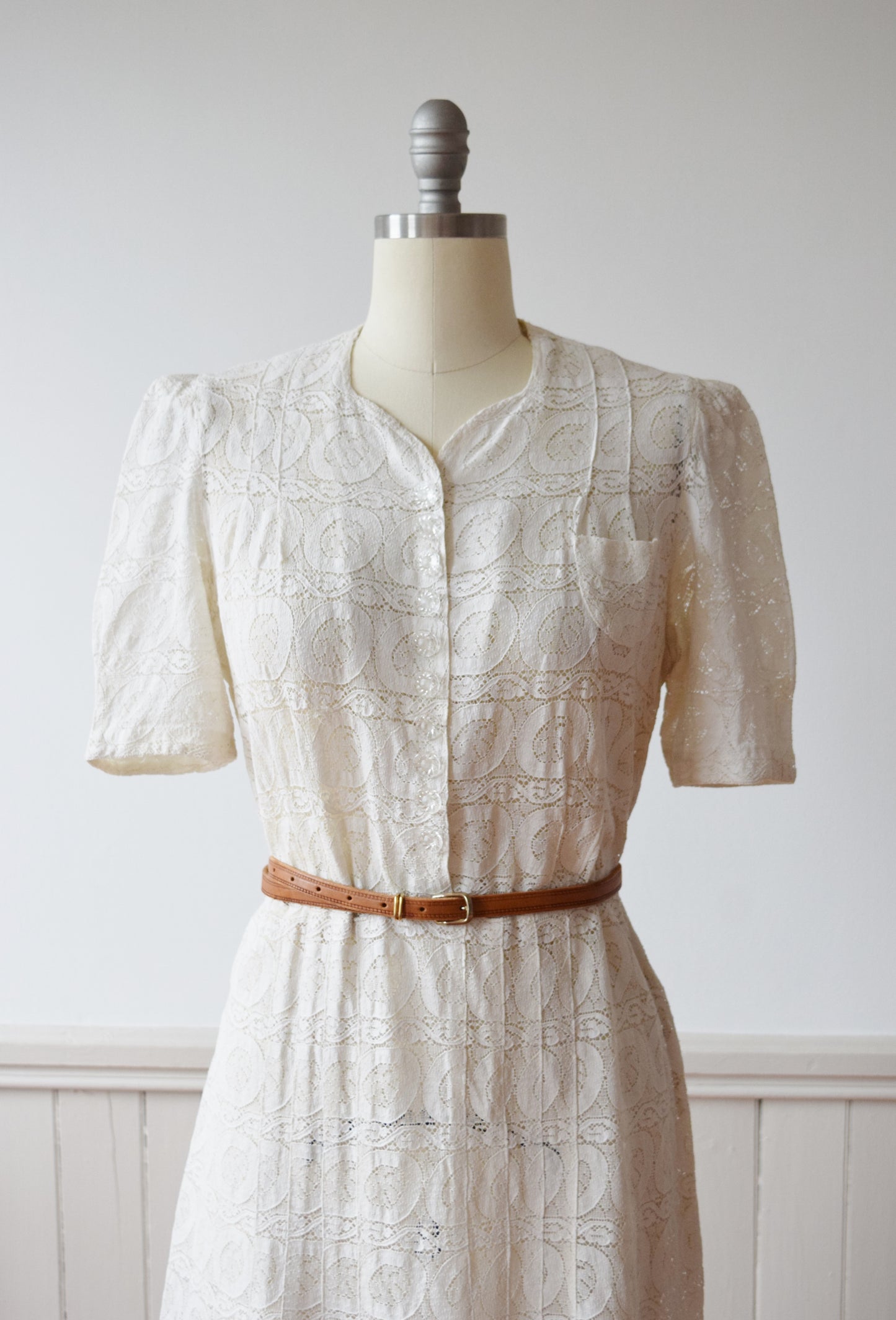 1940s Lace Dress | L/PL
