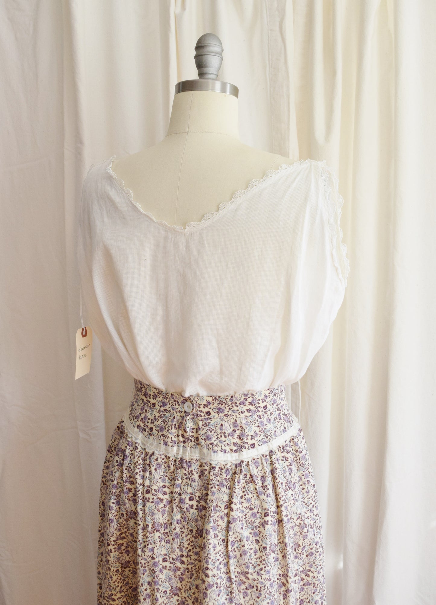 1970s Gunne Sax Prairie Revival Midi Skirt