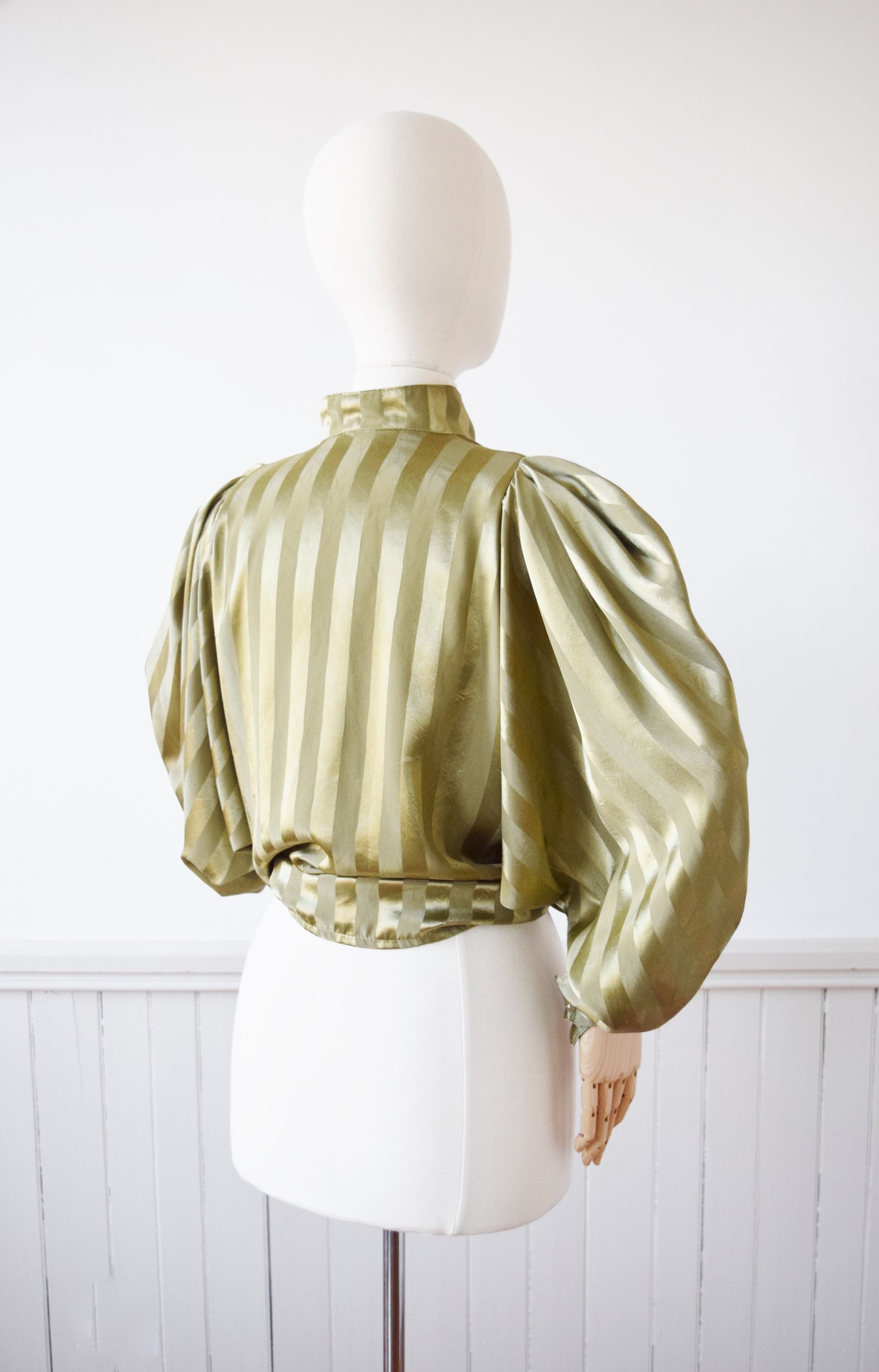 Mega Watt Gold Batwing Sleeve Blouse | M-L