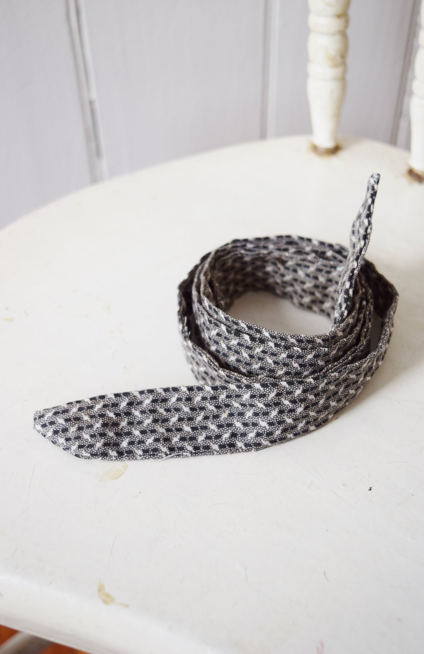 Antique Calico Ribbon Tie for Hair/Neck/Waist