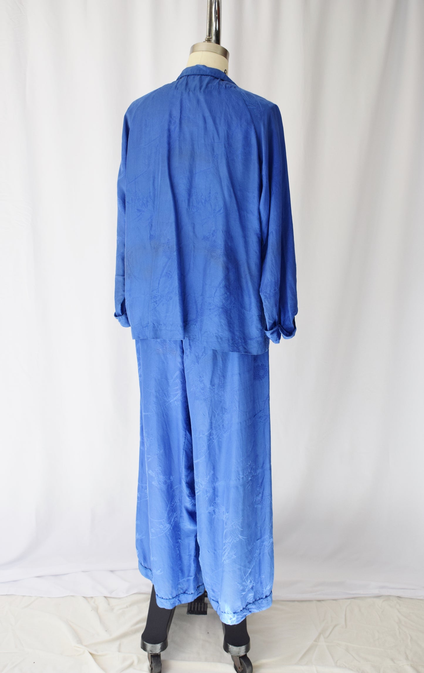 1940s/50s Silk Pajama Set | M