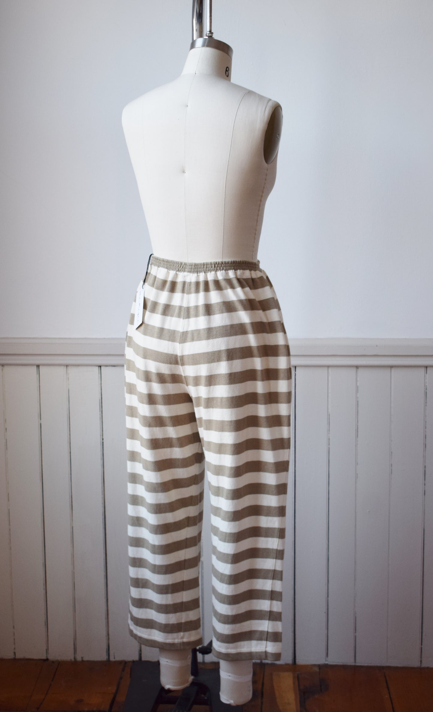 Vintage Striped Cotton Lounge Pants | S