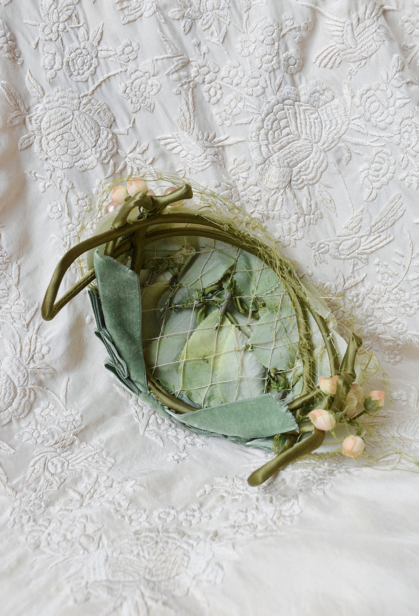 Leaf and Bloom Whimsie Cap | 1950s