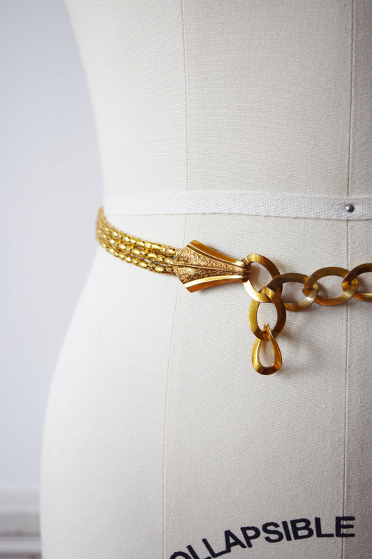 Vintage Adjustable Metal Belt
