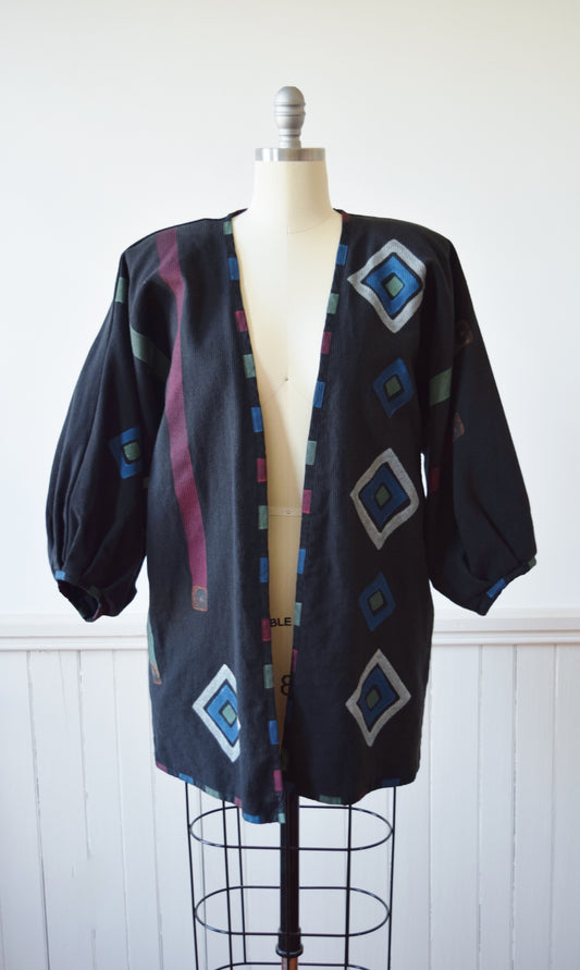 Hand Painted Jacket by Play Alegre | 1980s/90s | OS