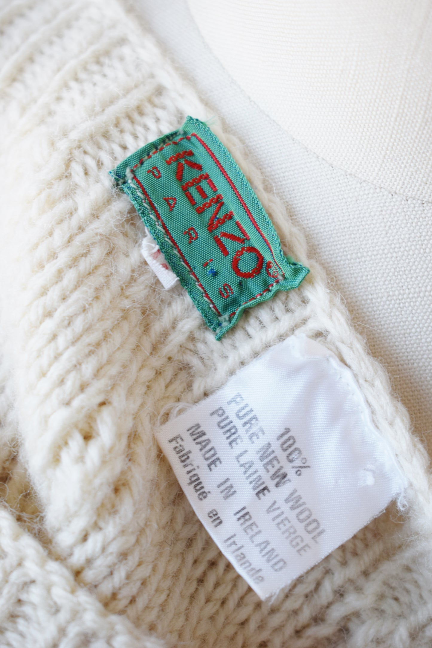 Kenzo Cable Knit Sweater | S/M