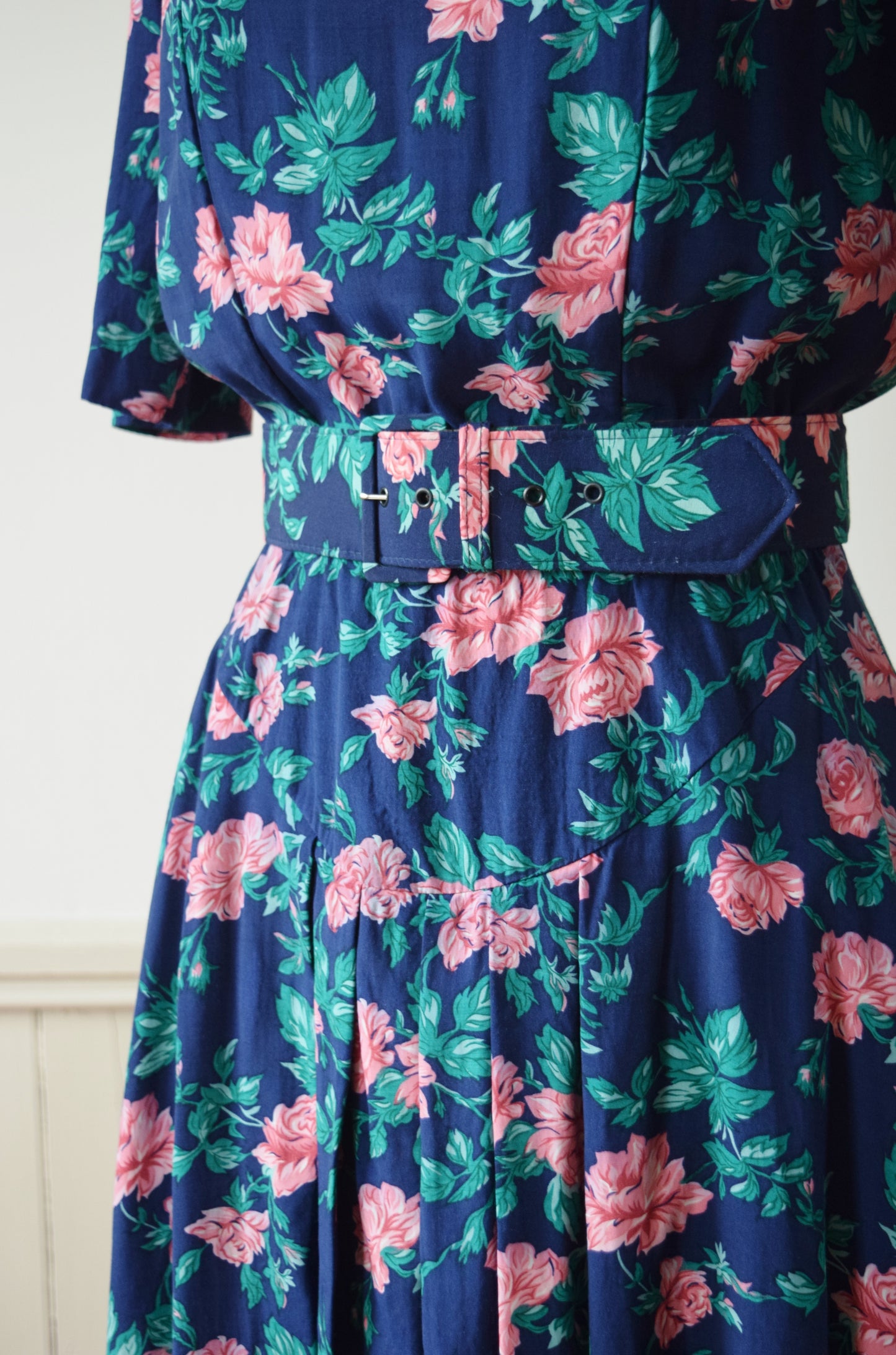 Rose Print Day Dress | S/M