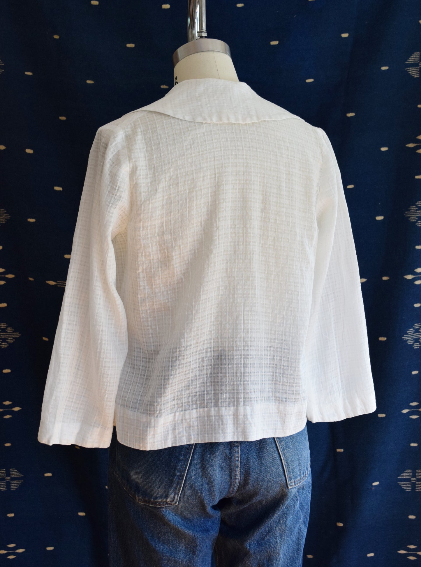 Antique Cotton Wrap Blouse