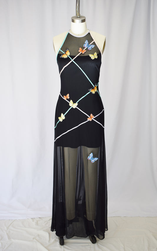 1990s Mesh Tadashi Gown | S