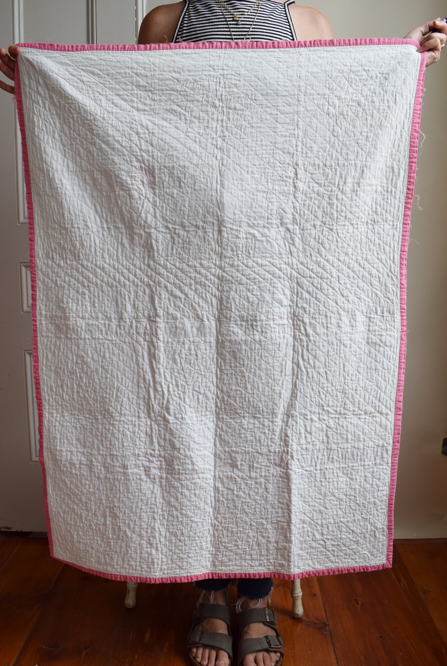 1930s/1940s Small Quilted Throw or Wall Hanging