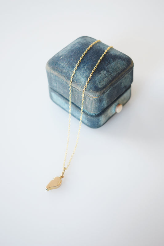 Vintage 14kt Gold Working Whistle Charm | Pendant