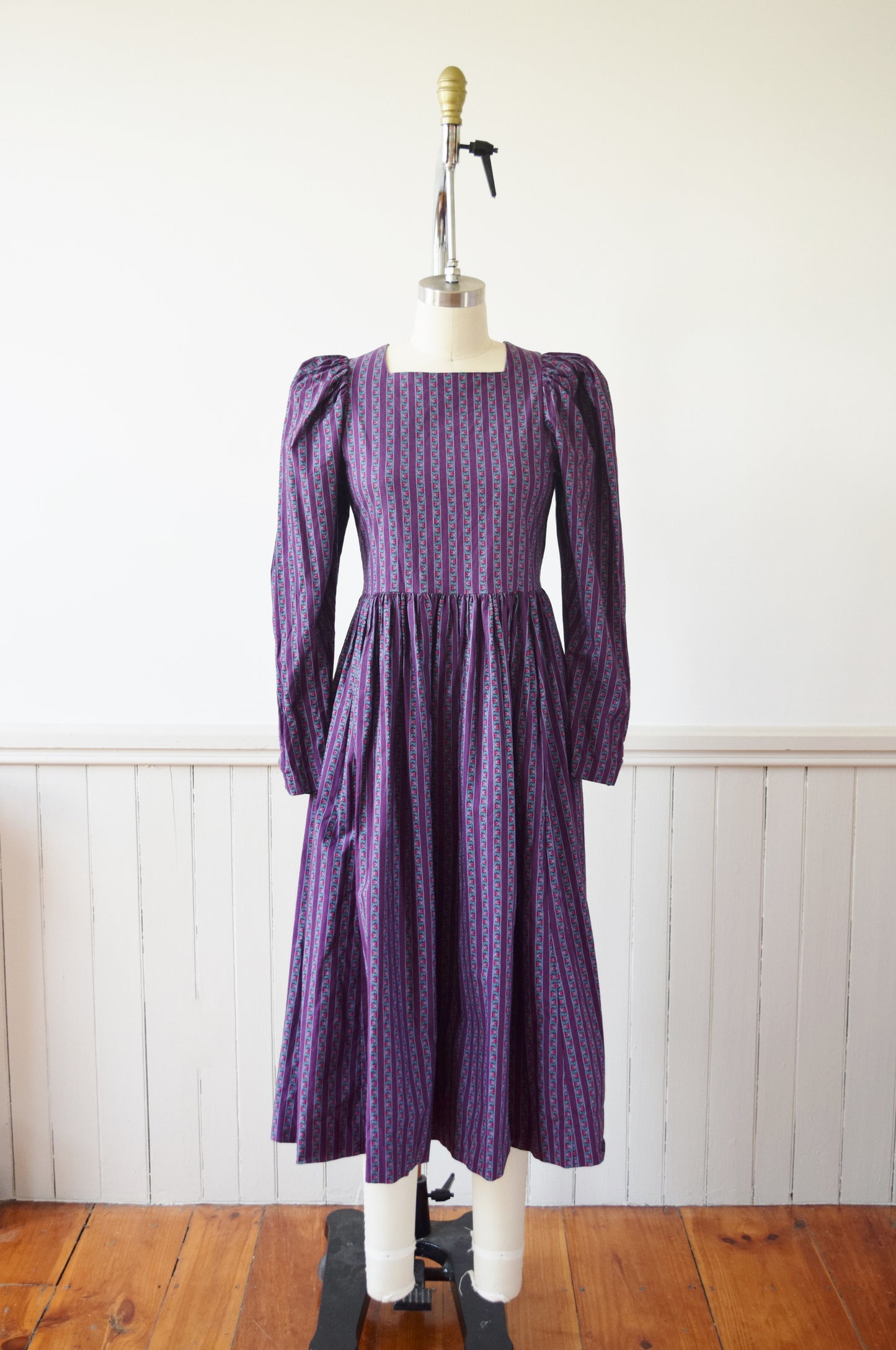 1980s Laura Ashley Prairie Dress | XS/S