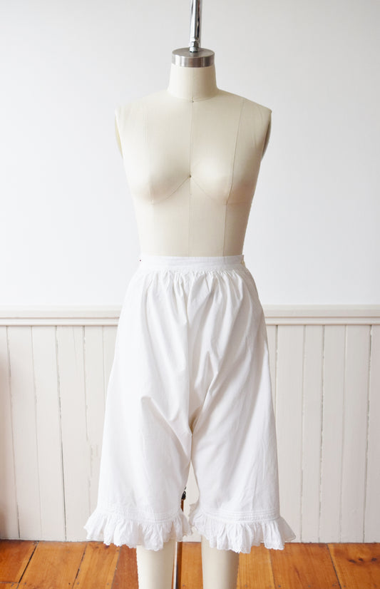 Antique Cotton Bloomers | XS