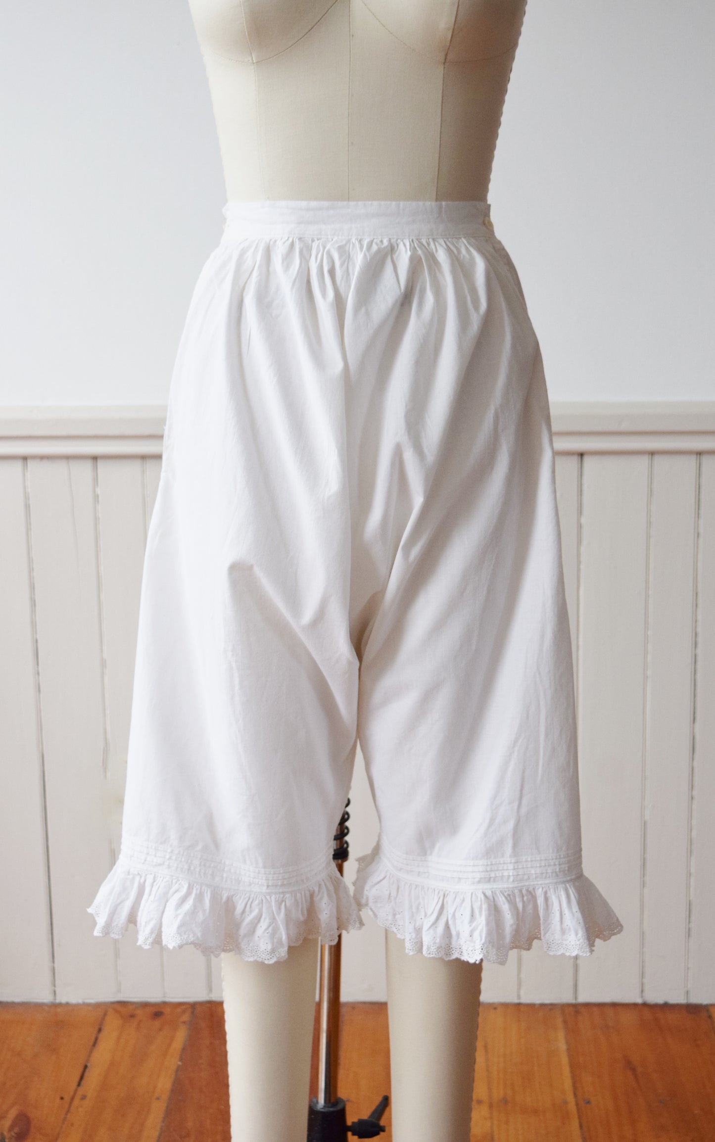 Antique Cotton Bloomers | XS