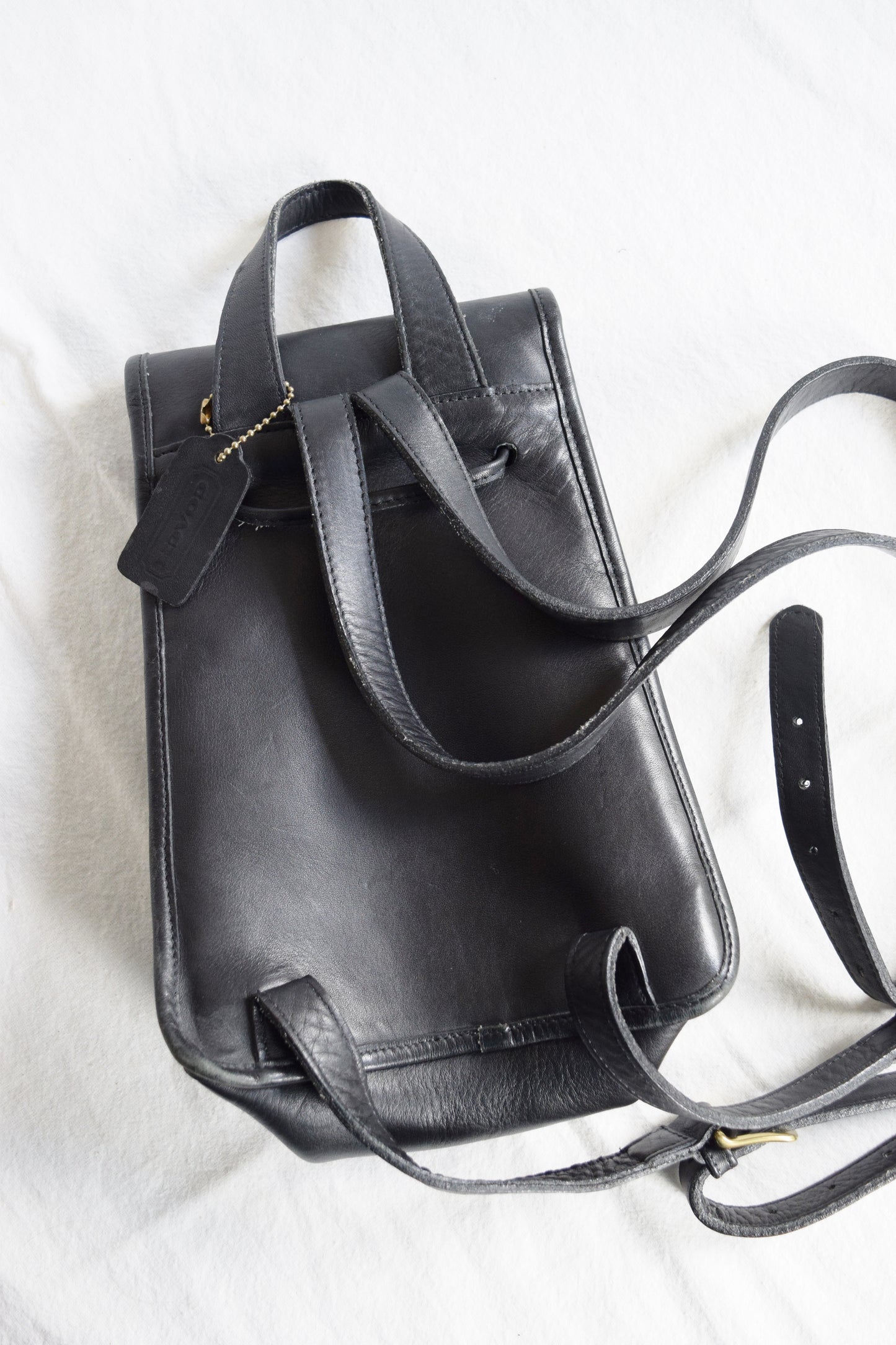 1990s Coach Mini Backpack in Black | Style 9960