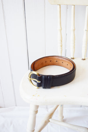 Coach Black Leather Belt | 26-31"