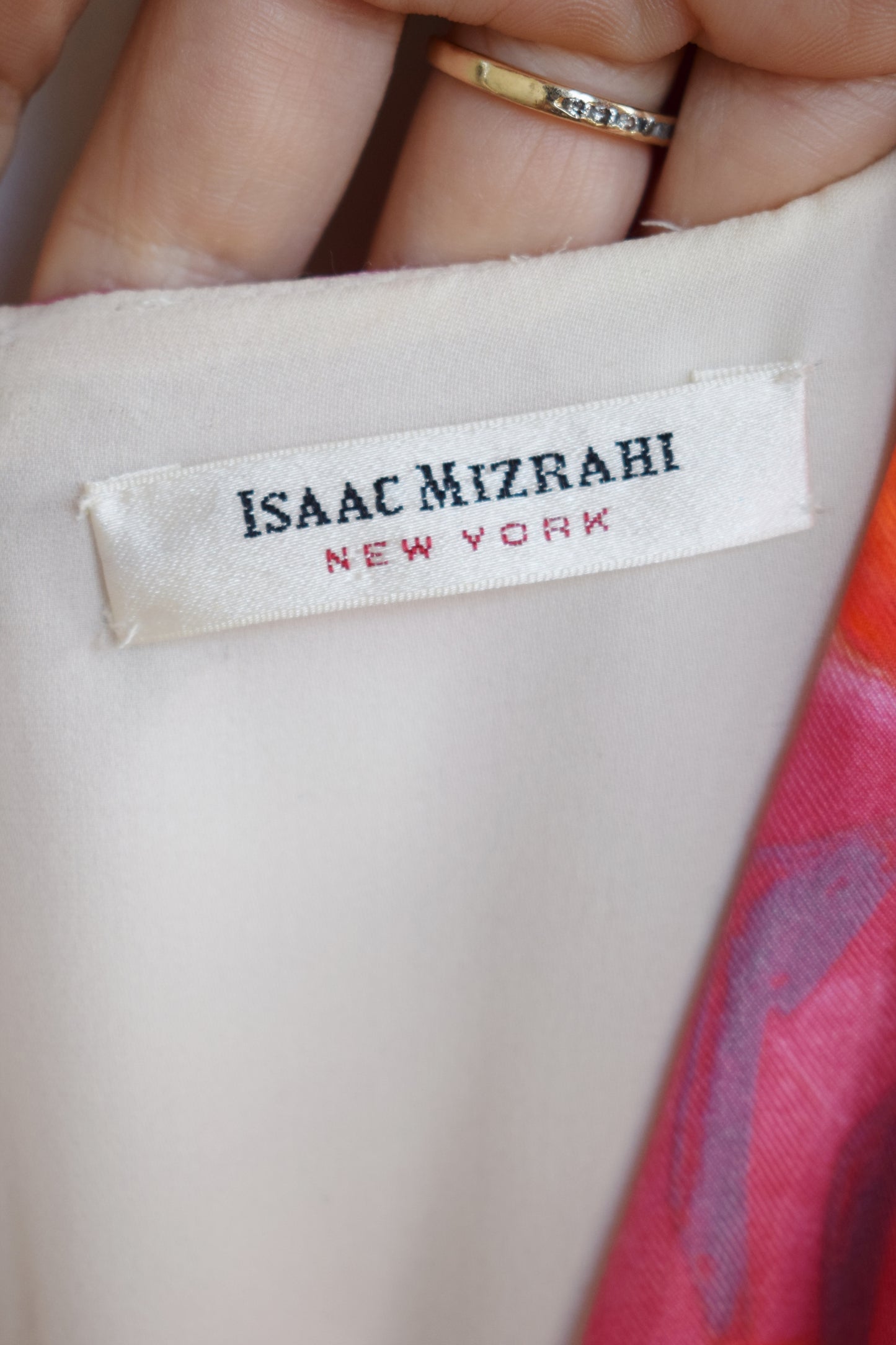 2007 Isaac Mizrahi Painted Silk Gown | S