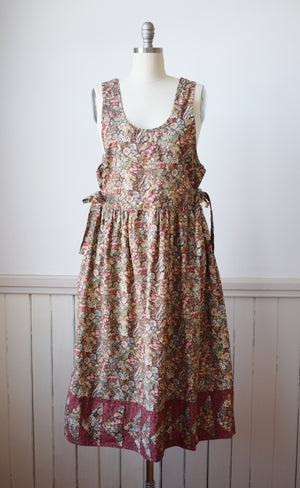 Pinafore Dress with Quilted Hem | OS