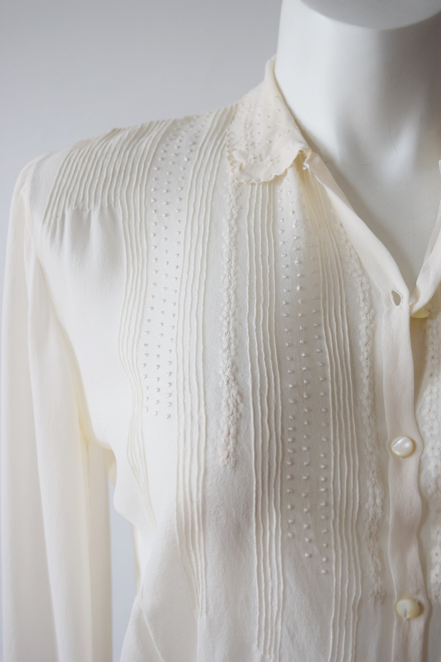 1930s Italian Silk Blouse | L