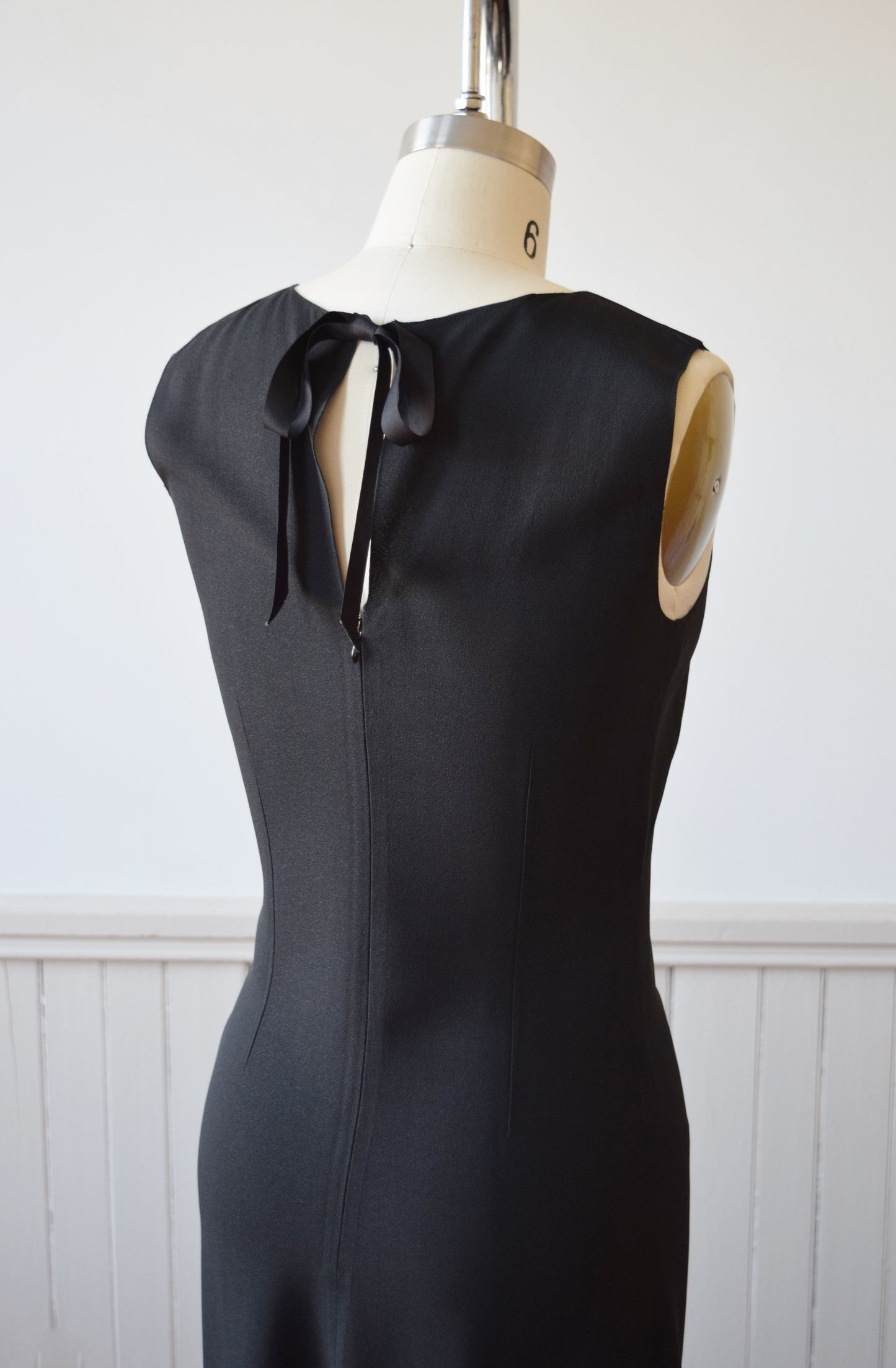 Little Black Prada Dress | 1990s | S/M