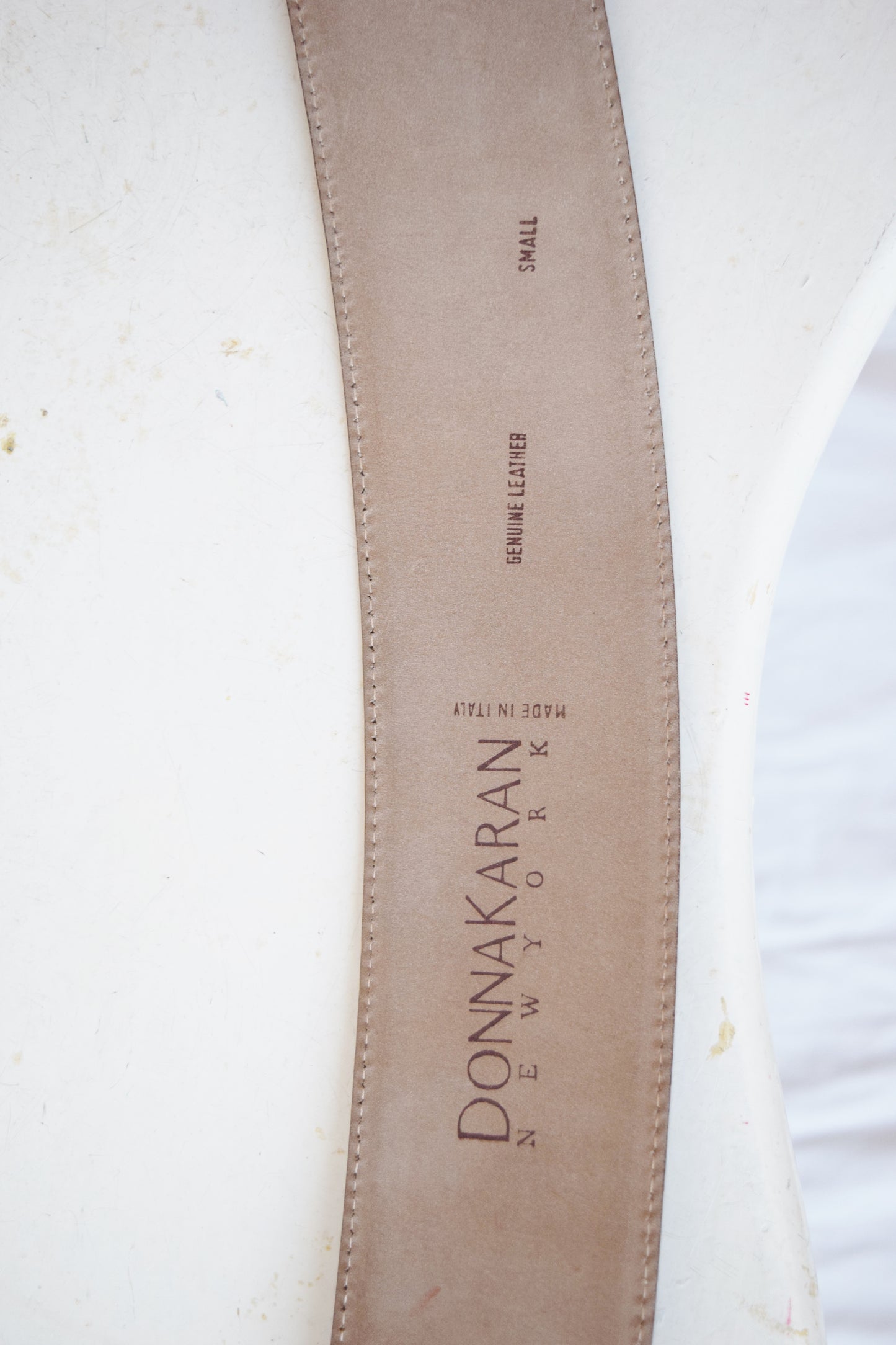 Wide Leather Belt by Donna Karan New York | 25-30" W