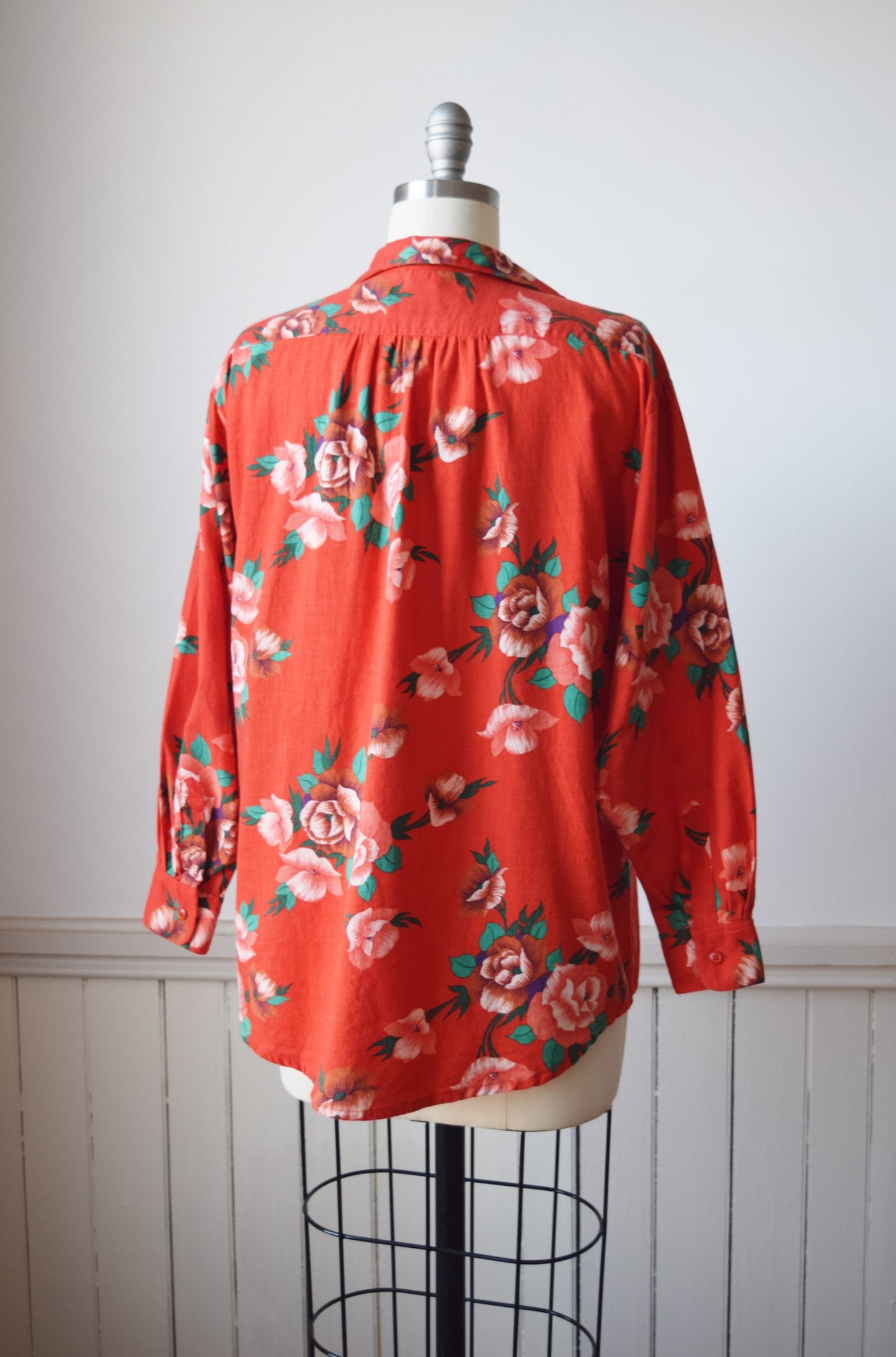 Album by Kenzo Red Floral Top | S