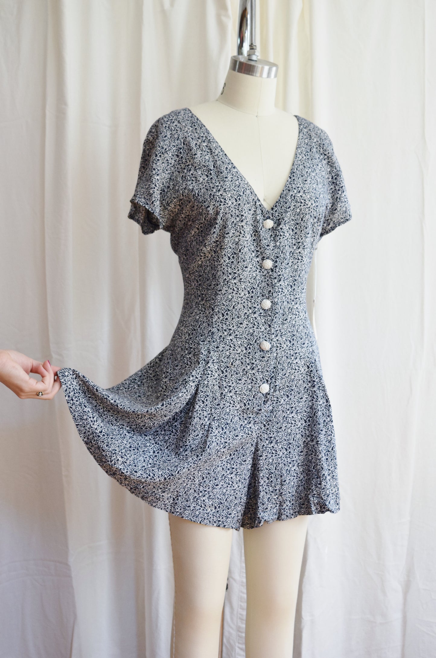 1980s Playsuit / Romper by Young Edwardian