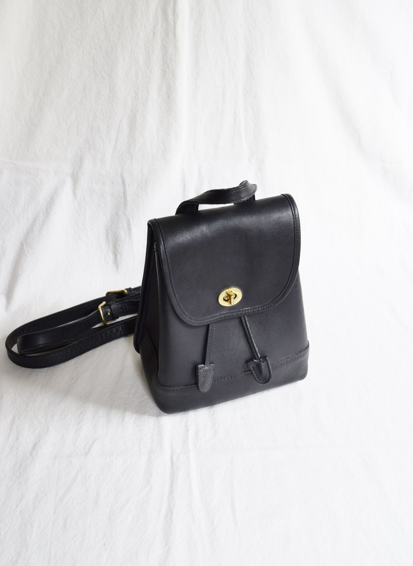 1990s Coach Mini Backpack in Black | Style 9960