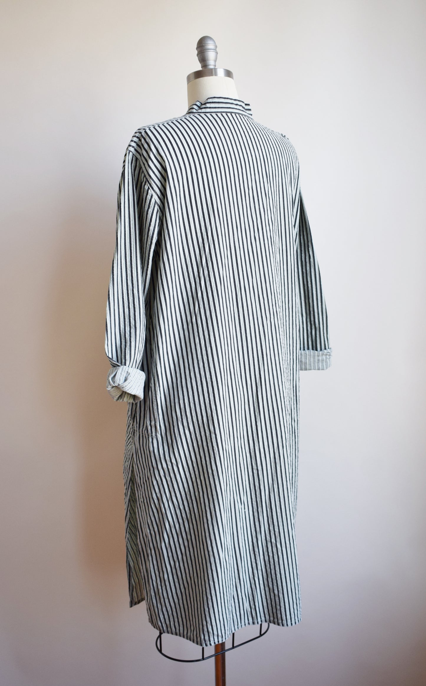 Vintage Striped Cotton Kurta Tunic | M/L