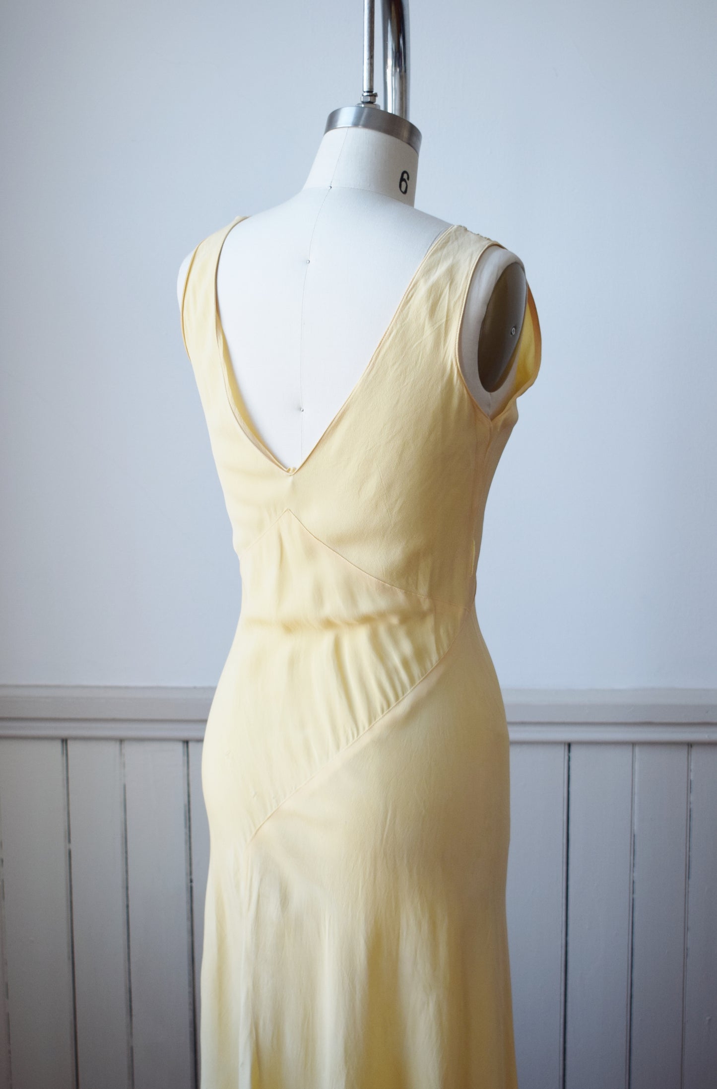 1930s Yellow Rayon Gown with Bolero | S | wounded bird