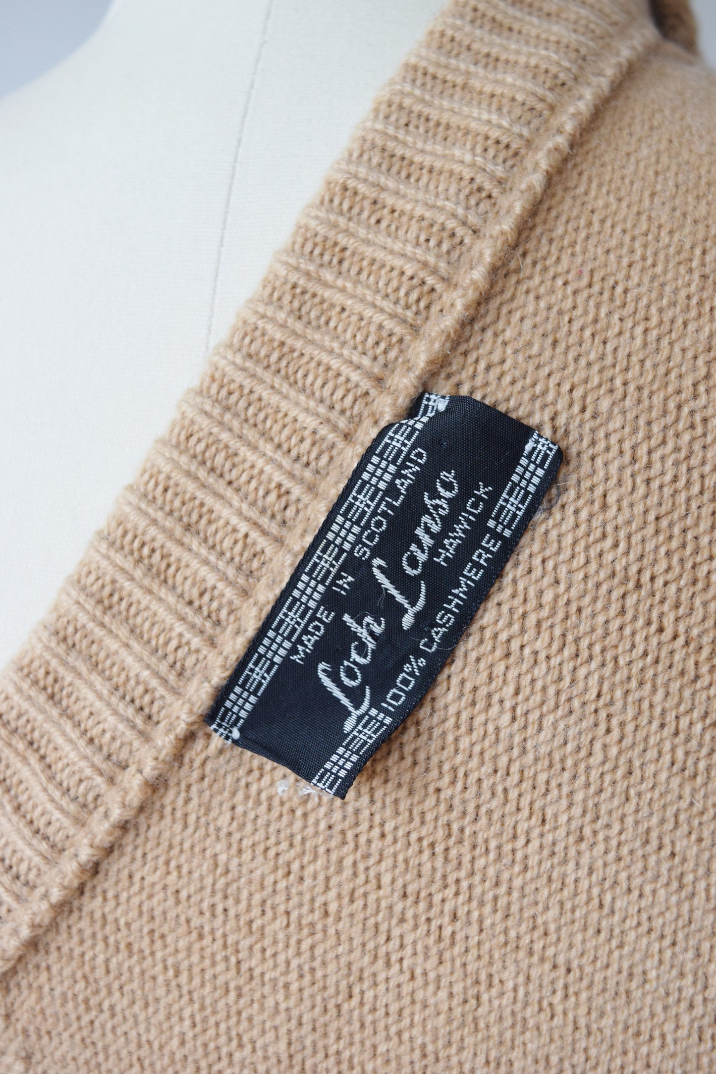1980s Cashmere Knit Cardigan | M-L