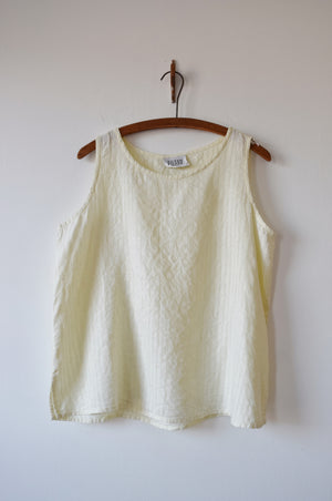 Eileen Fisher Textured Linen Tank | L