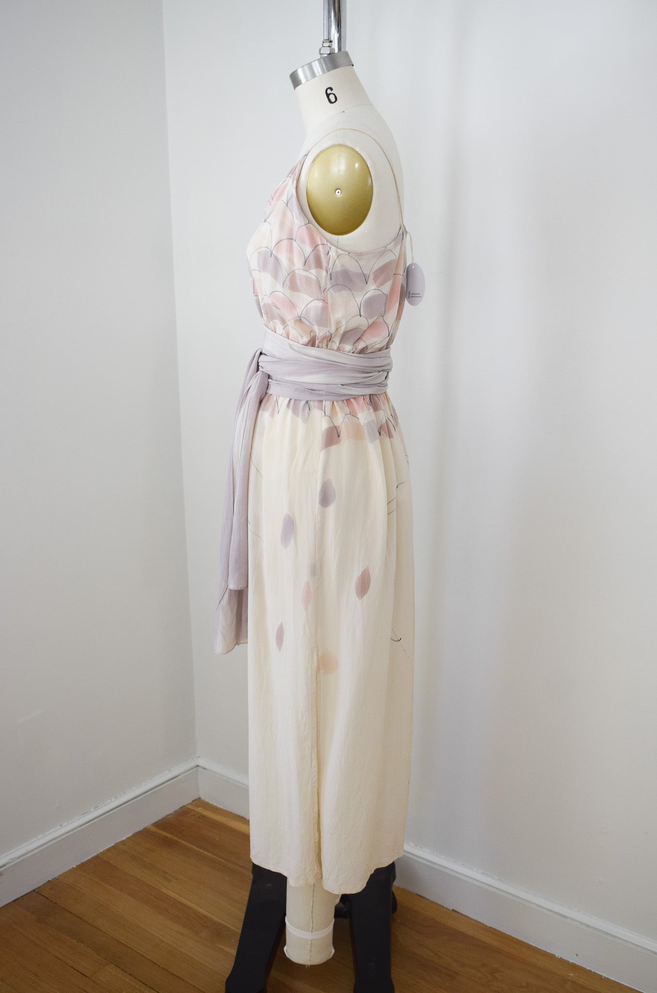 Hand Painted Silk Dress Set | S