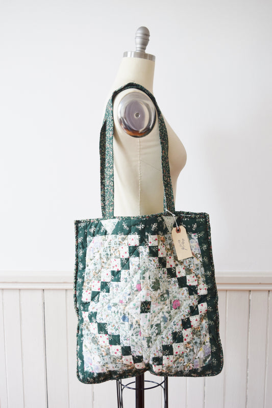 1980s Quilted Tote